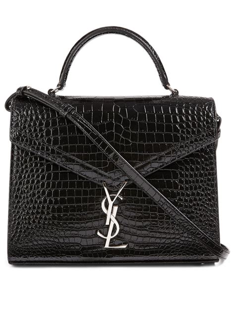 croc ysl bag|ysl croc embossed bag.